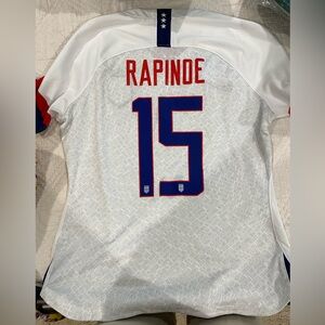 Nike USA Soccer Jersey White and Red Megan Rapinoe USWNT Champions Jersey
